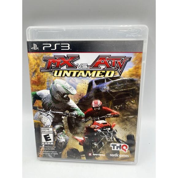 MX vs. ATV Untamed Game (PS3) CIB With Manual - Tested, Working! - Picture 1 of 7